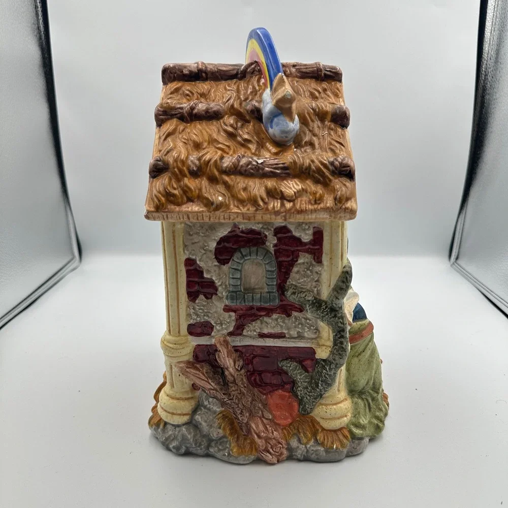 Vintage Mercuries China Nativity Scene Cookie‎ Jar Holy Family Religious Decor